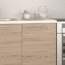 Cucina moderna standard 220cm rovere beige Noemi