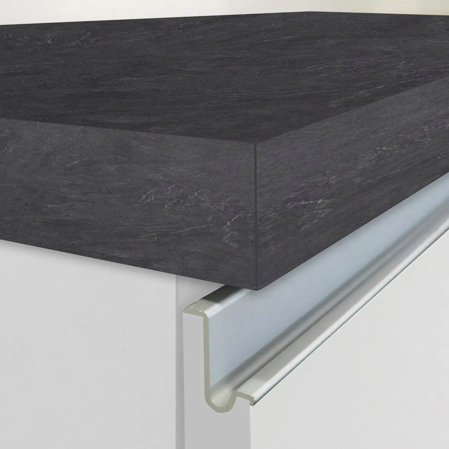 Dispensa cucina bassa 30x85h cm scorrevole bianco grigio pietra Gourmet