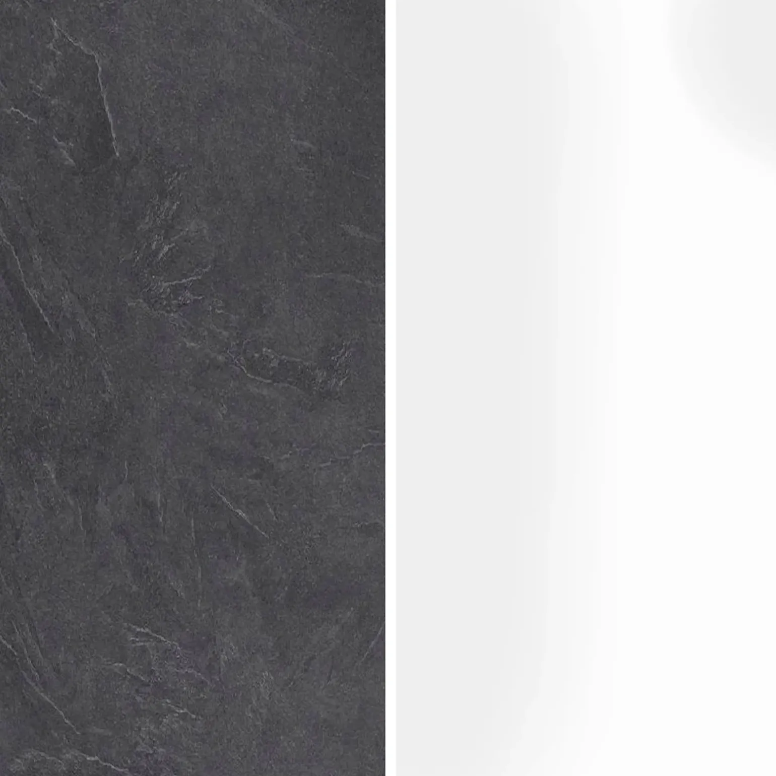 Dispensa cucina bassa 30x85h cm scorrevole bianco grigio pietra Gourmet