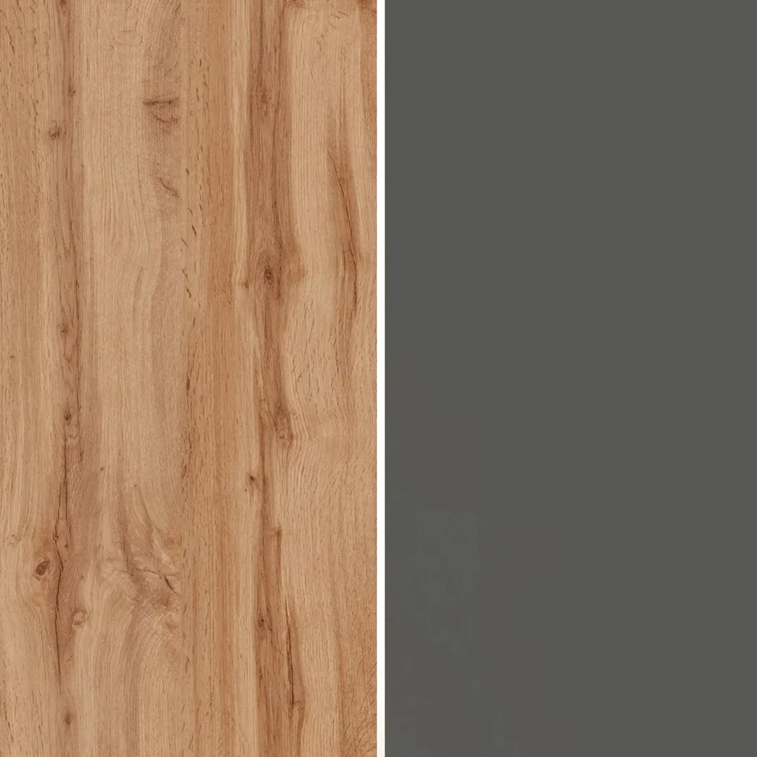 Dispensa cucina bassa 30x85h cm scorrevole antracite rovere Gourmet