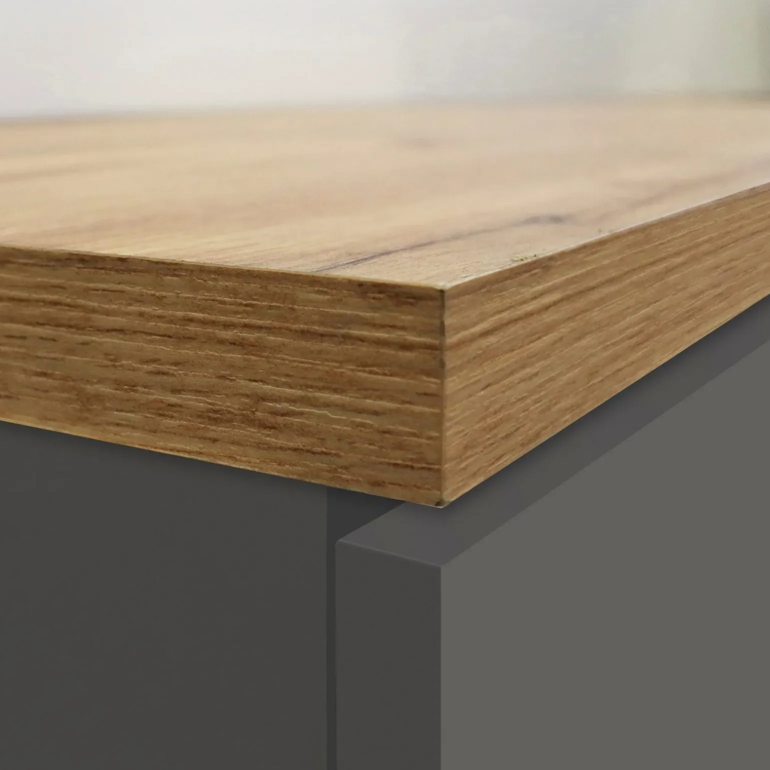 Dispensa cucina 60x165h cm 4 ripiani antracite rovere Gourmet