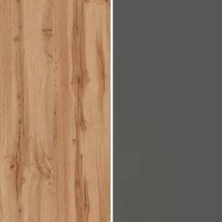 Dispensa cucina 60x165h cm 4 ripiani antracite rovere Gourmet