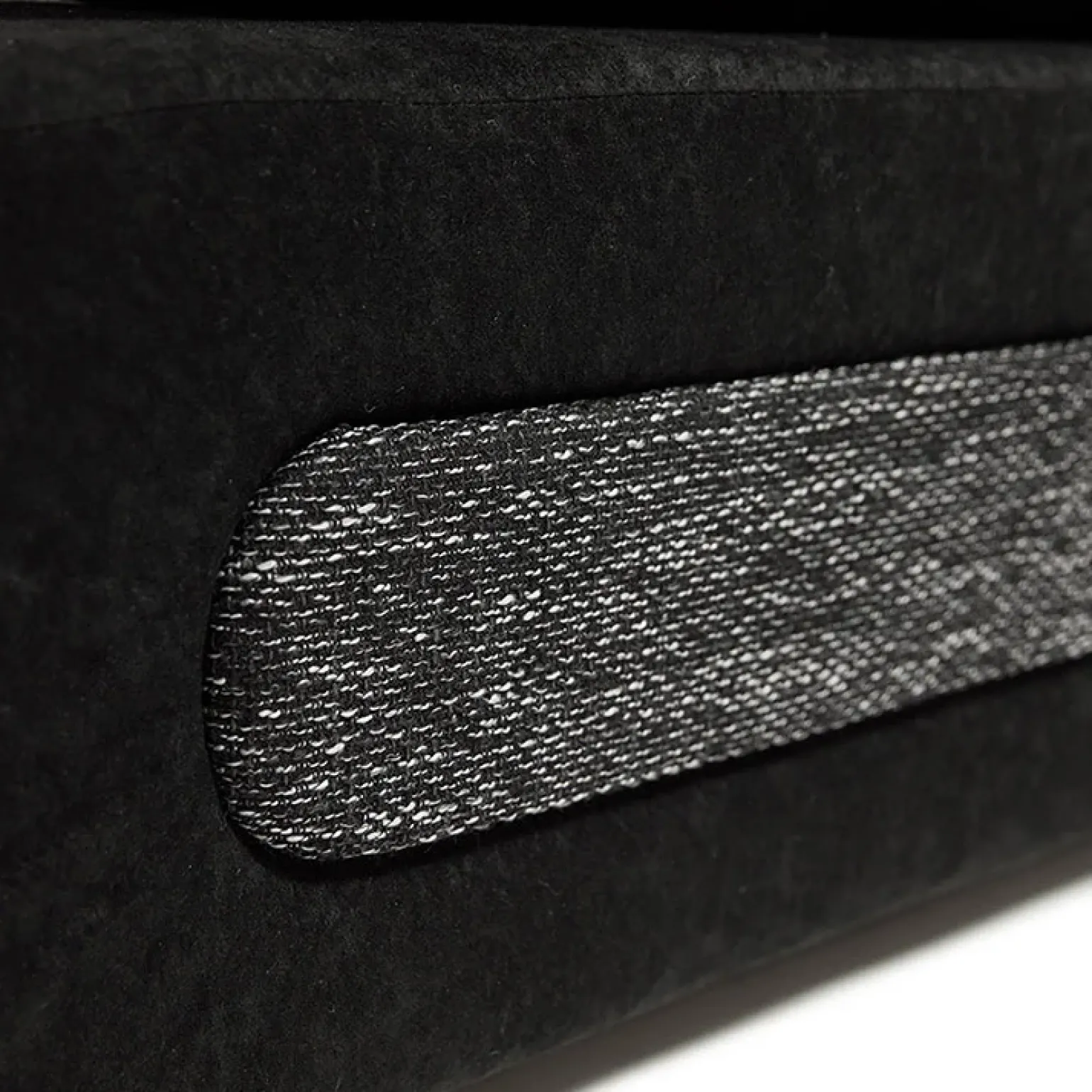Divano letto 3 posti imbottito 200cm nero grigio scuro Barney