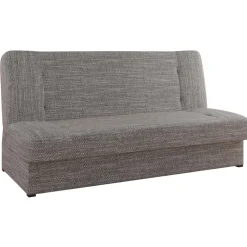 Divano letto 2 posti matrimoniale senza braccioli 192cm grigio beige Joby