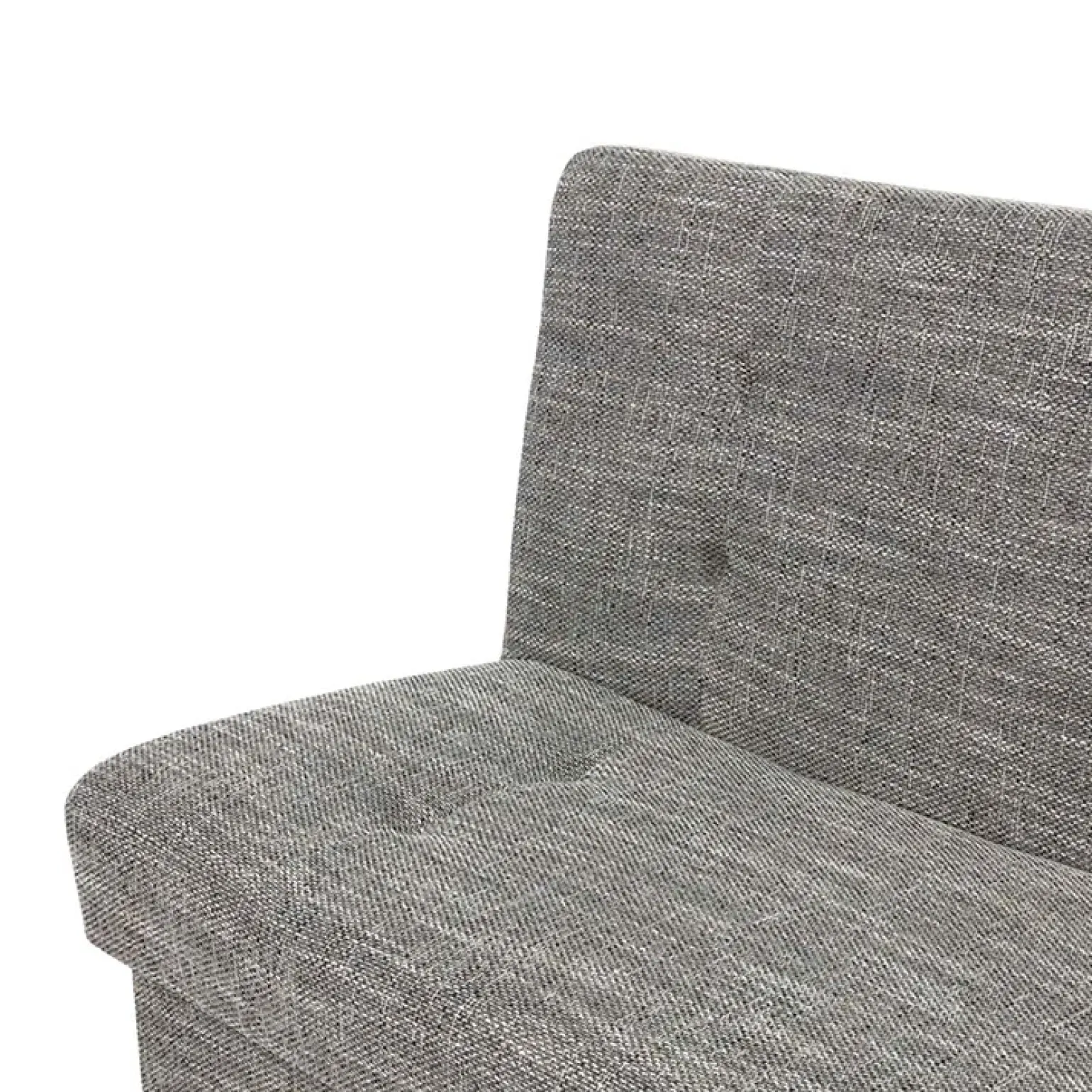 Divano letto 2 posti matrimoniale senza braccioli 192cm grigio beige Joby