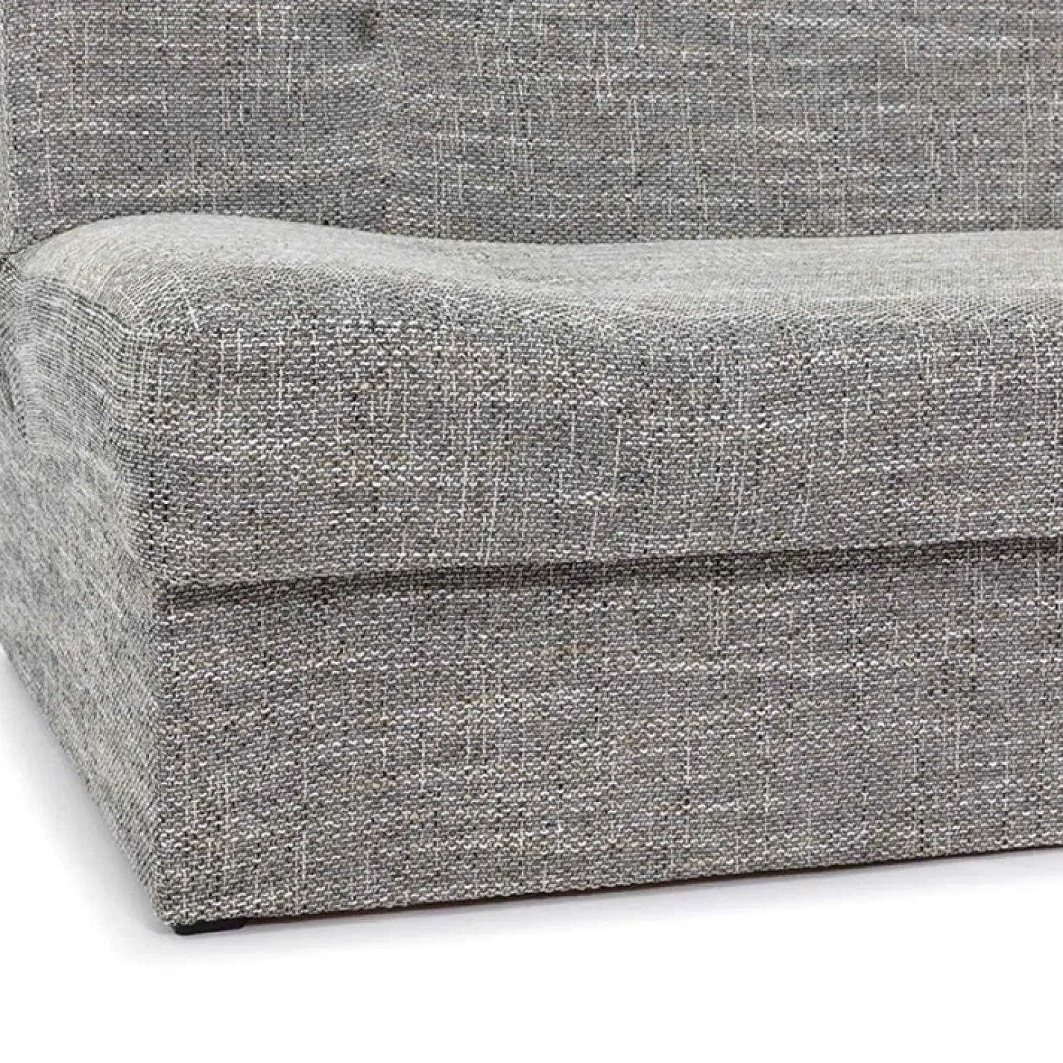Divano letto 2 posti matrimoniale senza braccioli 192cm grigio beige Joby