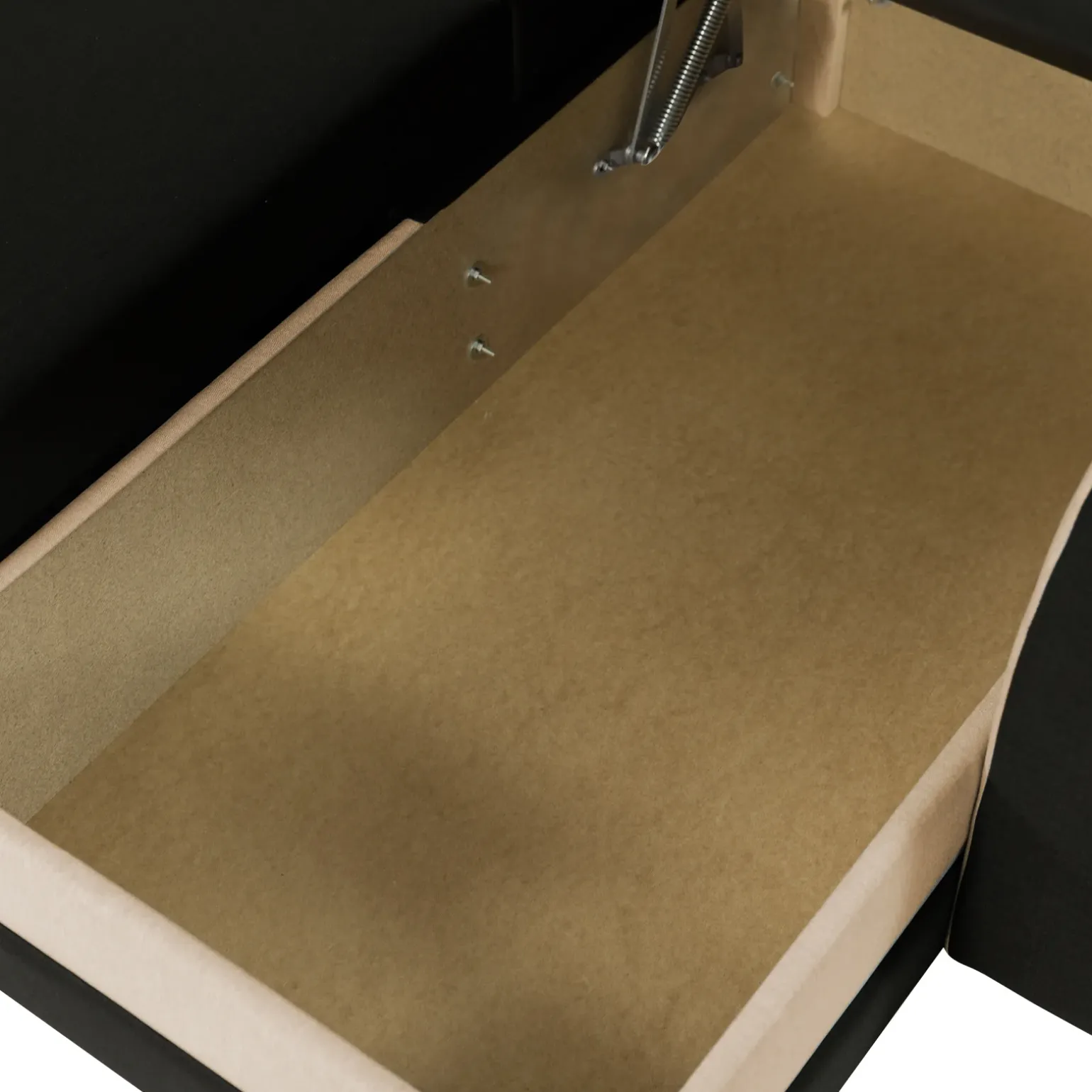Divano letto 3 posti moderno 238cm nero écru Flow