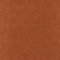 Divano letto 3 posti 248x90cm con contenitore in tessuto velo rosso mattone Floty