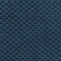 Divano letto angolare 3 posti 244x165cm tessuto blu Lollypop