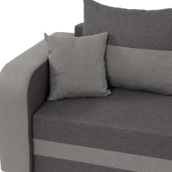 Divano letto angolare 3 posti 237x139cm reversibile grigio Ponza