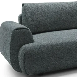 Divano letto angolare destra 3 posti 270x167cm tessuto antracite Cloudify
