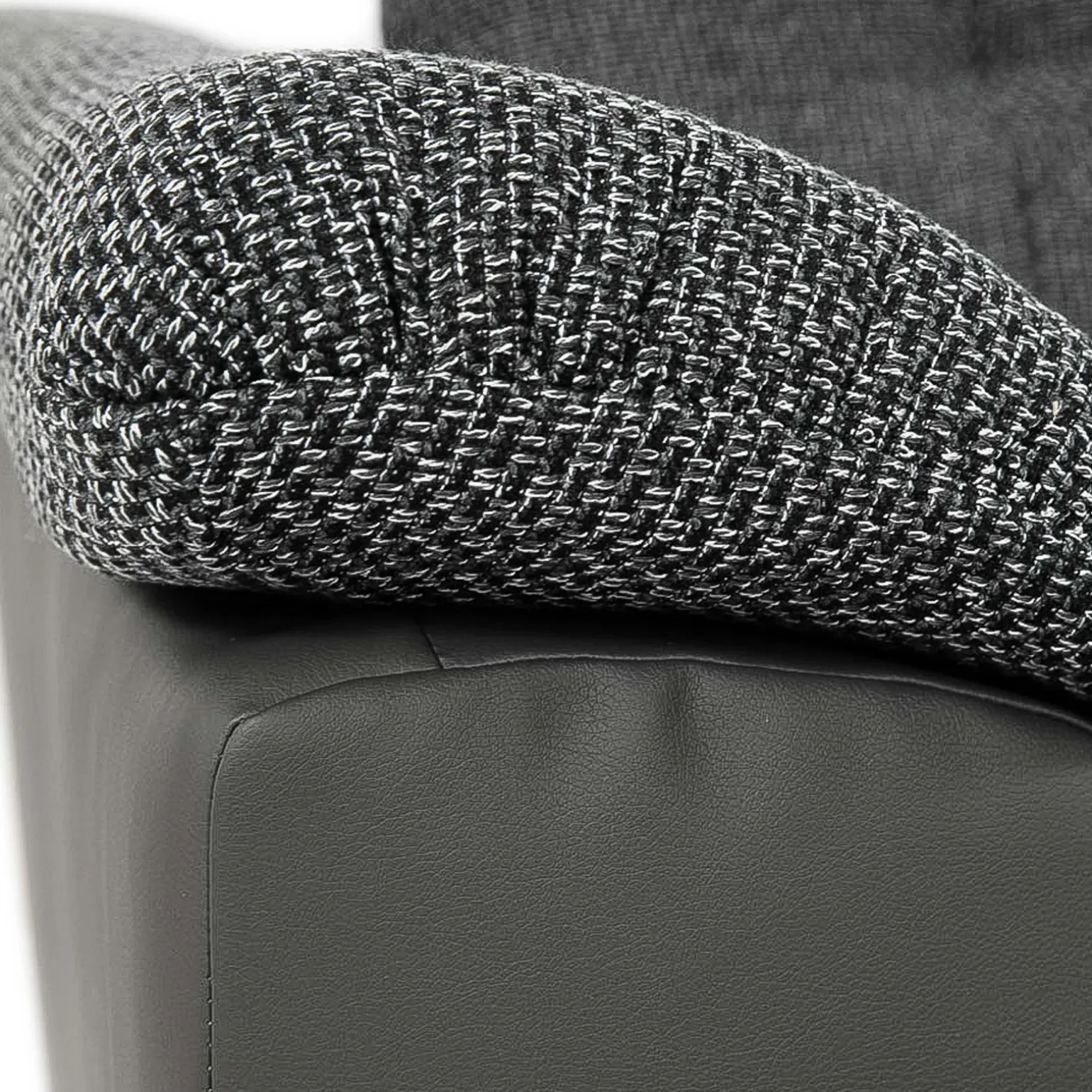 Divano letto angolare destra 5 posti 350x205cm grigio scuro Agliana