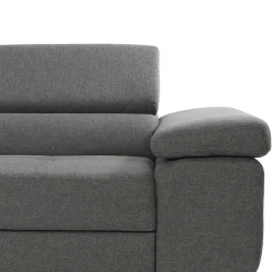 Divano letto angolare sinistra imbottito 274x203cm grigio Bormio