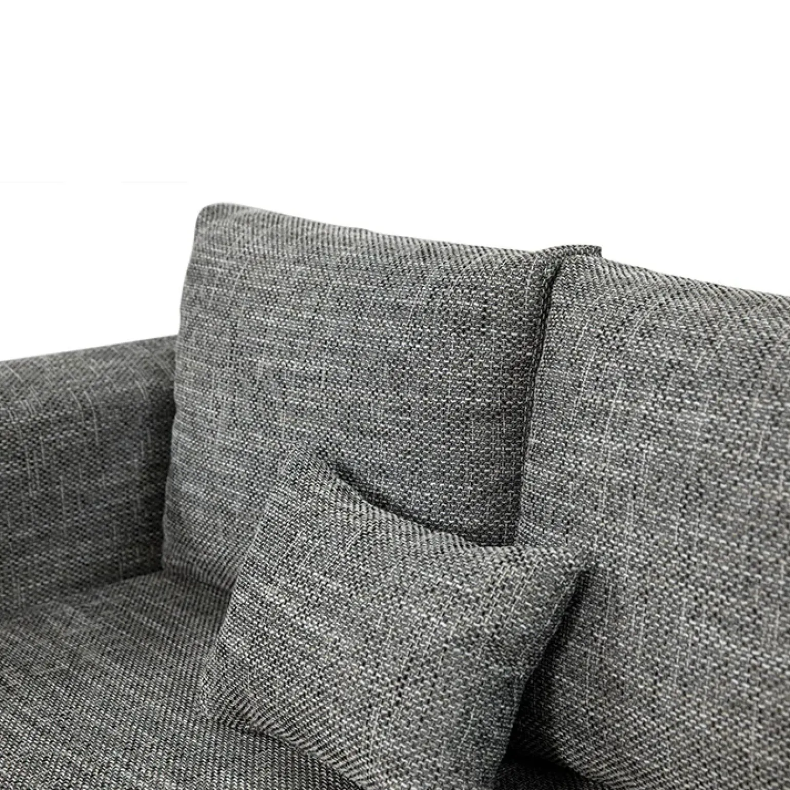 Divano letto matrimoniale 3 posti 205cm grigio chiaro e scuro Connie