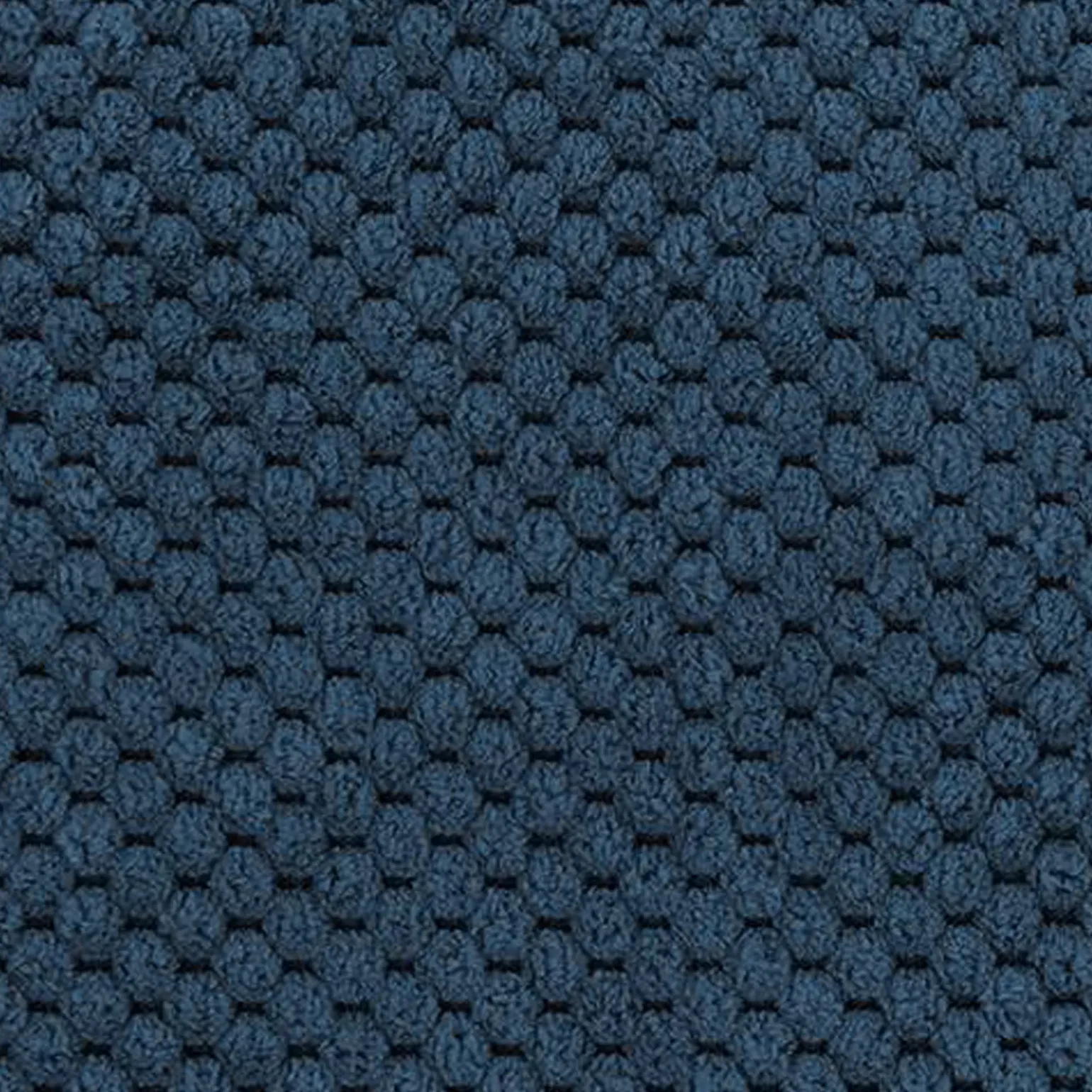 Divano letto matrimoniale 3 posti 251x95cm tessuto blu Pluffy