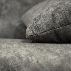 Divano letto matrimoniale angolare 3 posti 274cm grigio nero Apollina