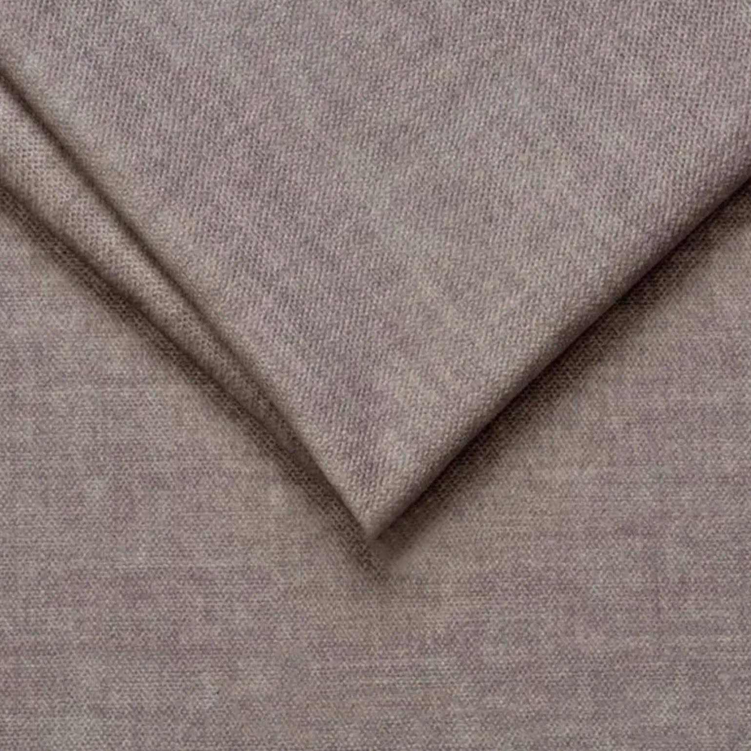 Divano letto regolabile angolare destro 5 posti 353x214cm tessuto tortora scuro Calmora