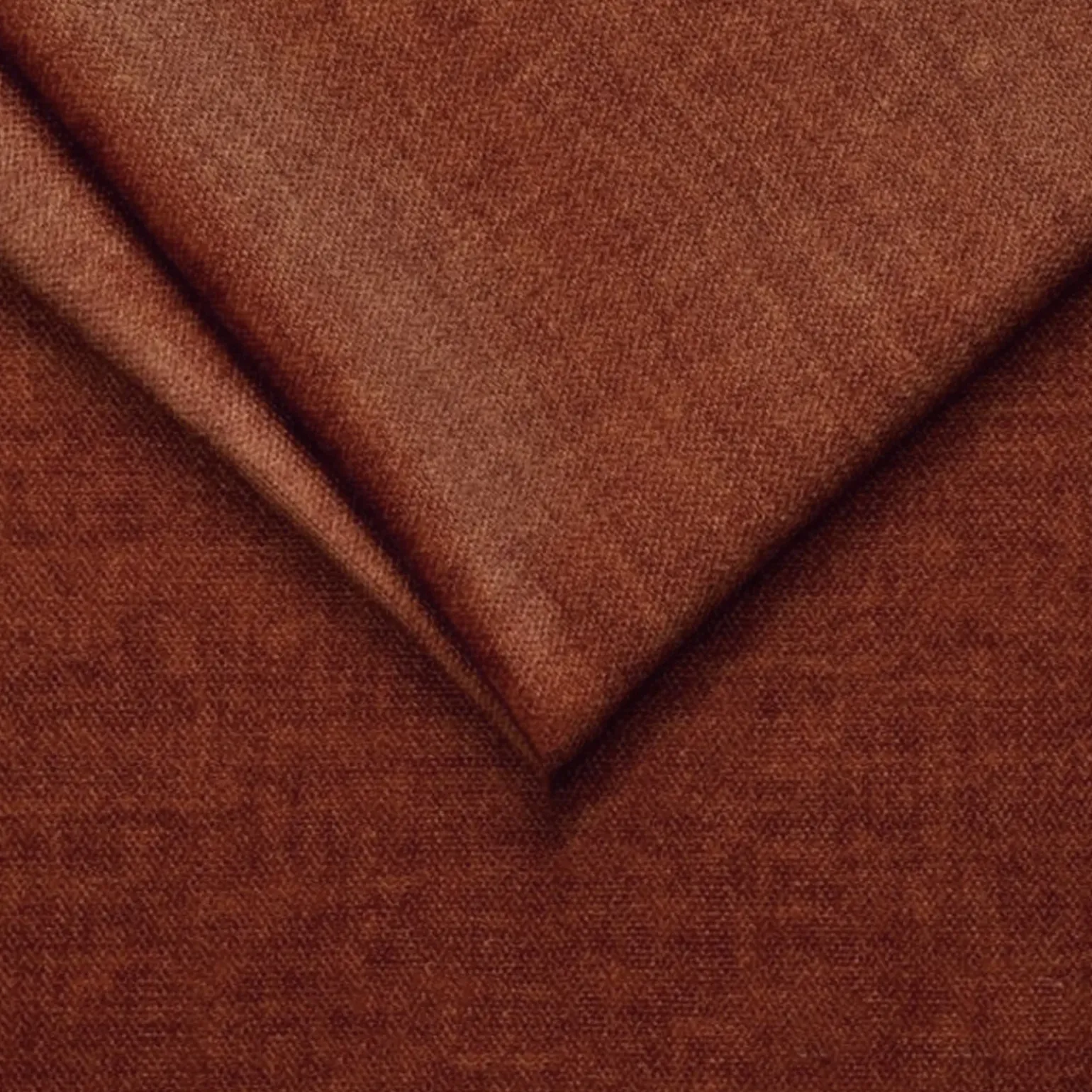 Divano letto regolabile angolare destro 5 posti 353x214cm tessuto arancio corallo Calmora