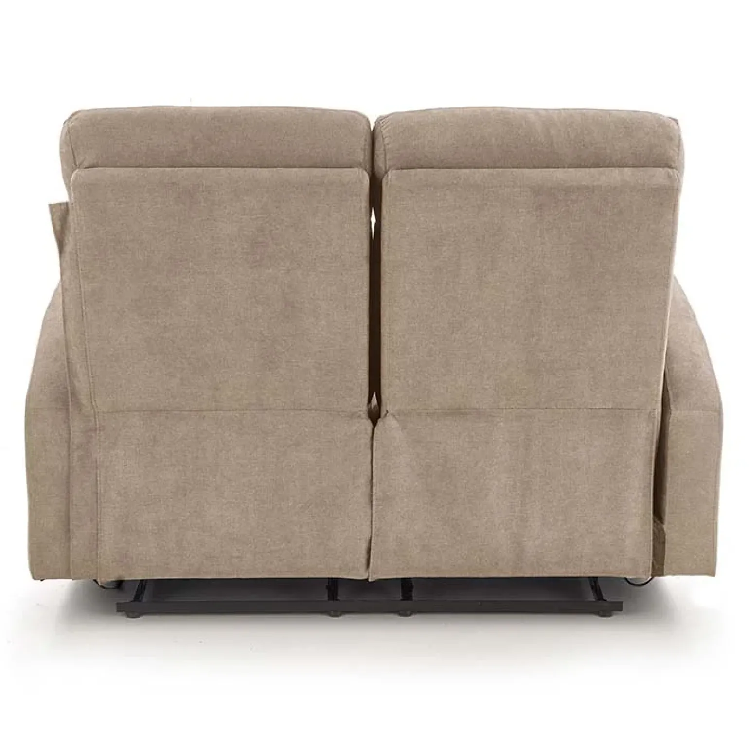 Divano moderno 2 posti reclinabile 128cm tessuto beige Denar 2