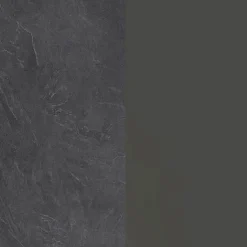 Isola cucina centrale 125x90cm antracite piano grigio pietra Gourmet