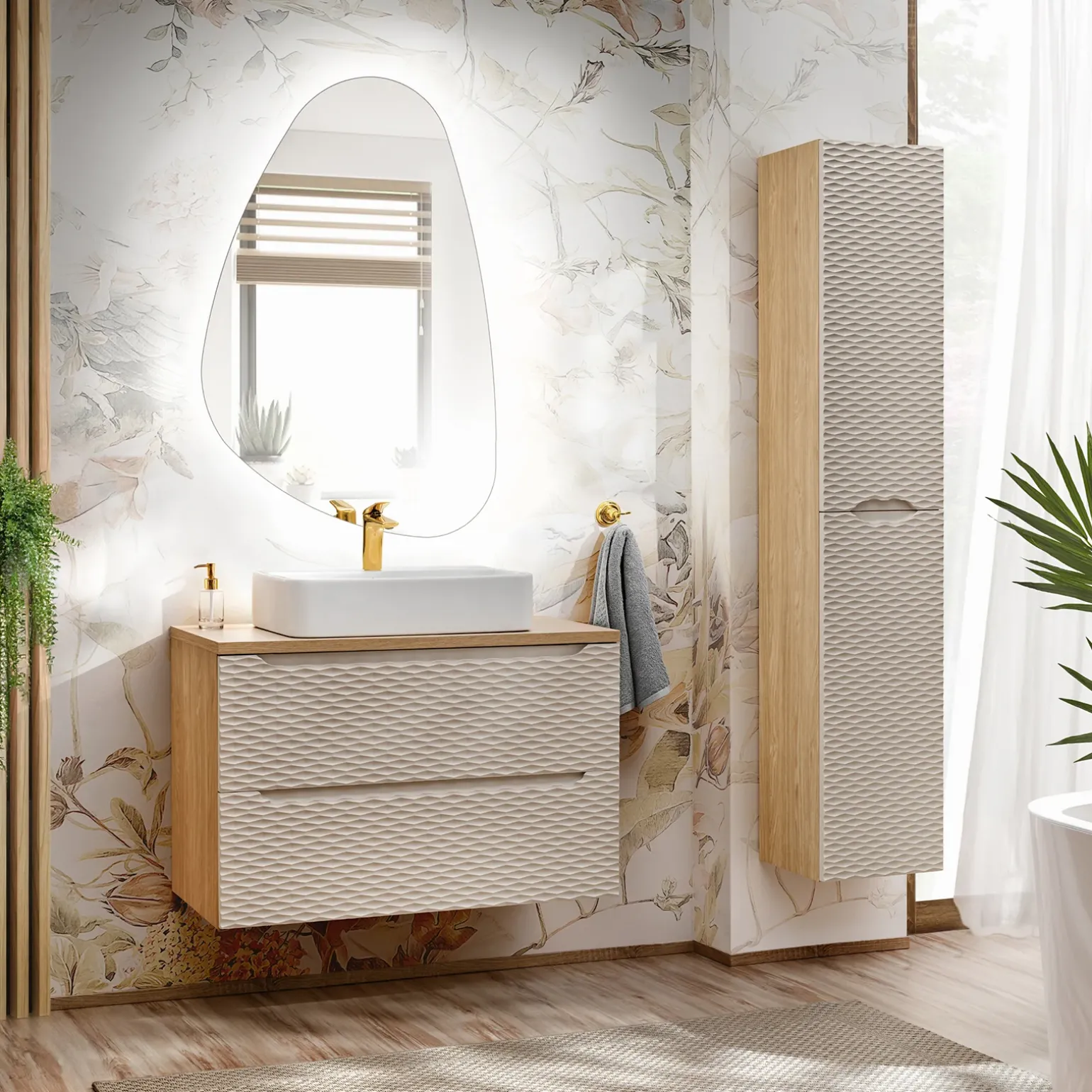 Lavabo bagno da appoggio 55x38cm ceramica bianco Spigol