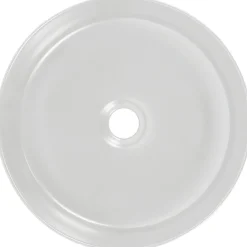 Lavabo bagno da appoggio 36x36cm ceramica nero Bolly