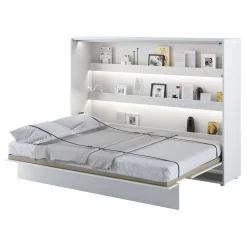 Letto a scomparsa orizzontale 160x200 cm matrimoniale bianco Camelio
