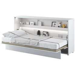 Letto a scomparsa orizzontale 90x200 cm singolo bianco Camelio