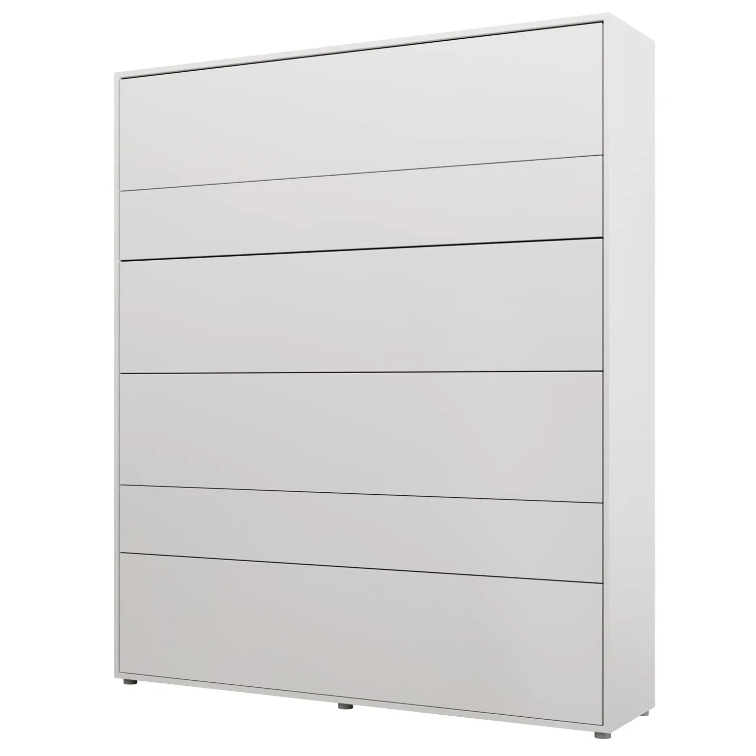 Letto a scomparsa verticale 180x200 cm matrimoniale oversize bianco Camelio