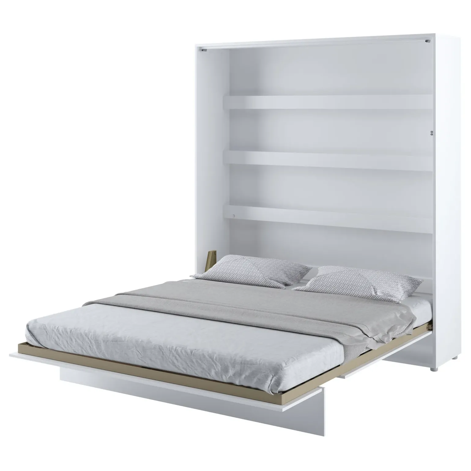 Letto a scomparsa verticale 180x200 cm matrimoniale oversize bianco Camelio