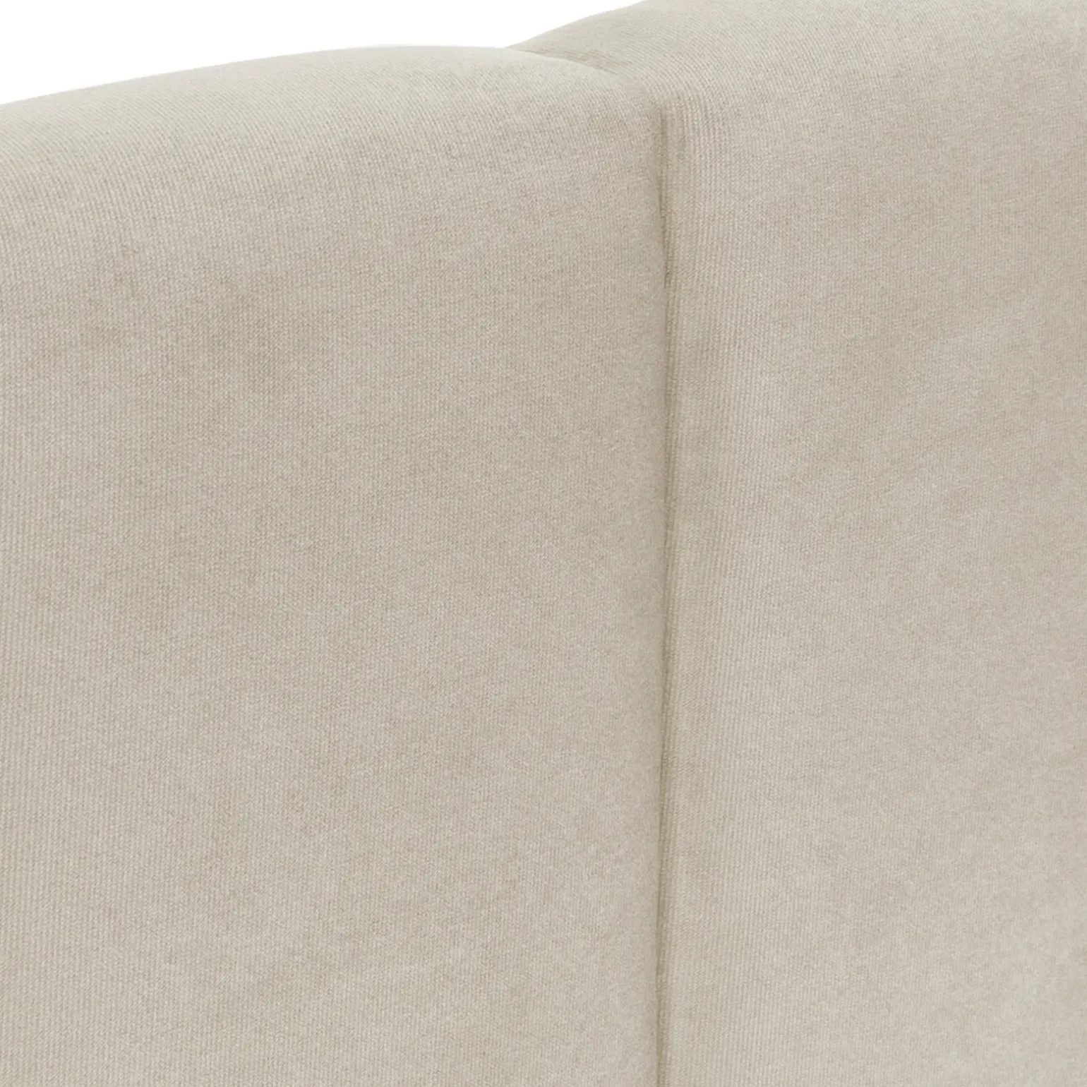 Letto alla francese 140x200 cm con rete contenitore imbottito beige Cometa
