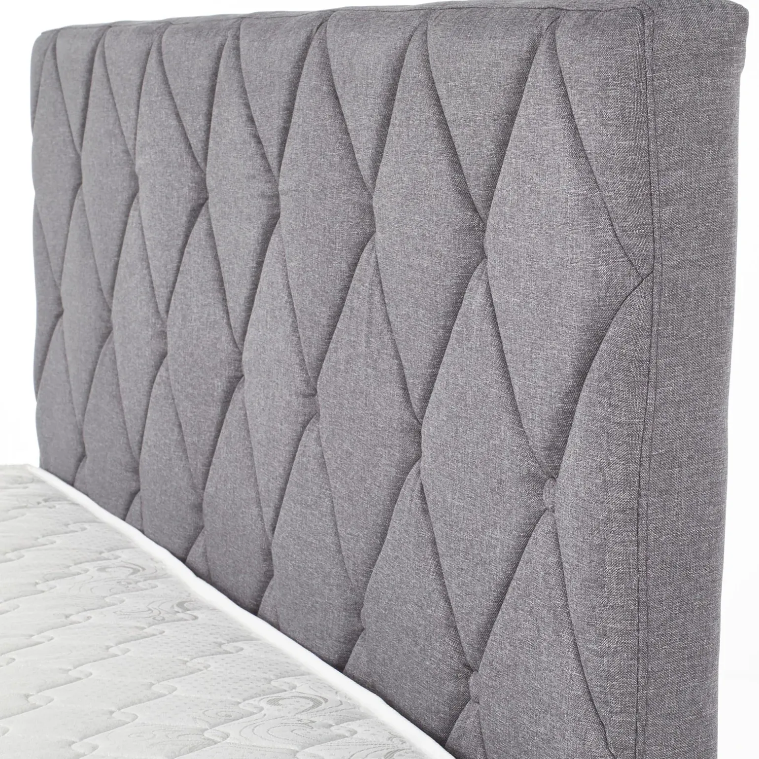 Letto matrimoniale con cassettoni 160x200cm grigio nero Galileo