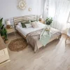 Letto matrimoniale contenitore 160x200cm rovere Noor