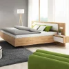 Letto matrimoniale 160x200cm con comodini bianco rovere Sweet