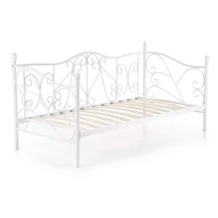 Letto singolo 90x200cm moderno con testiera bianco Azahara