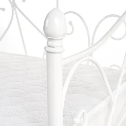 Letto singolo 90x200cm moderno con testiera bianco Azahara
