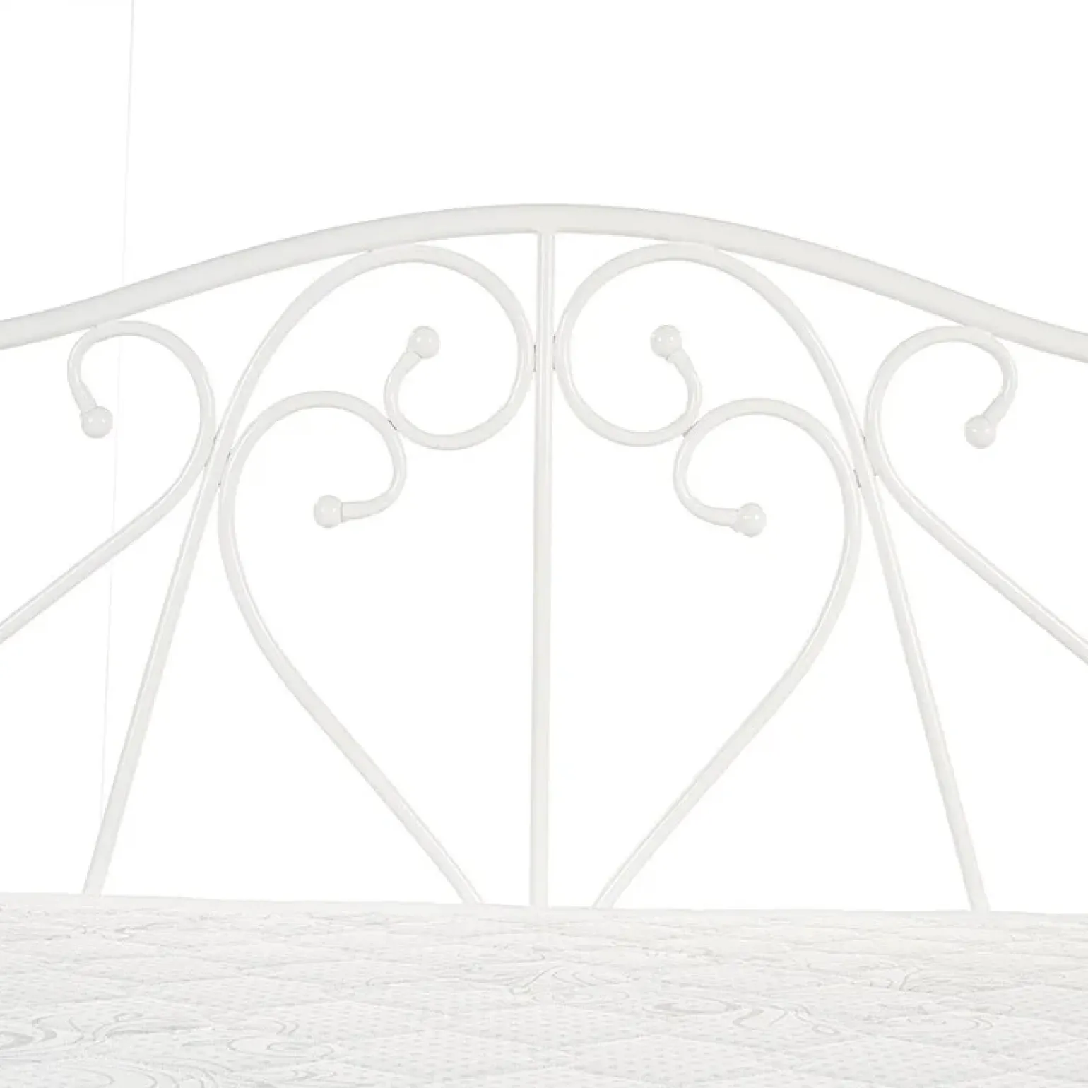Letto singolo 90x200cm moderno con testiera bianco Azahara