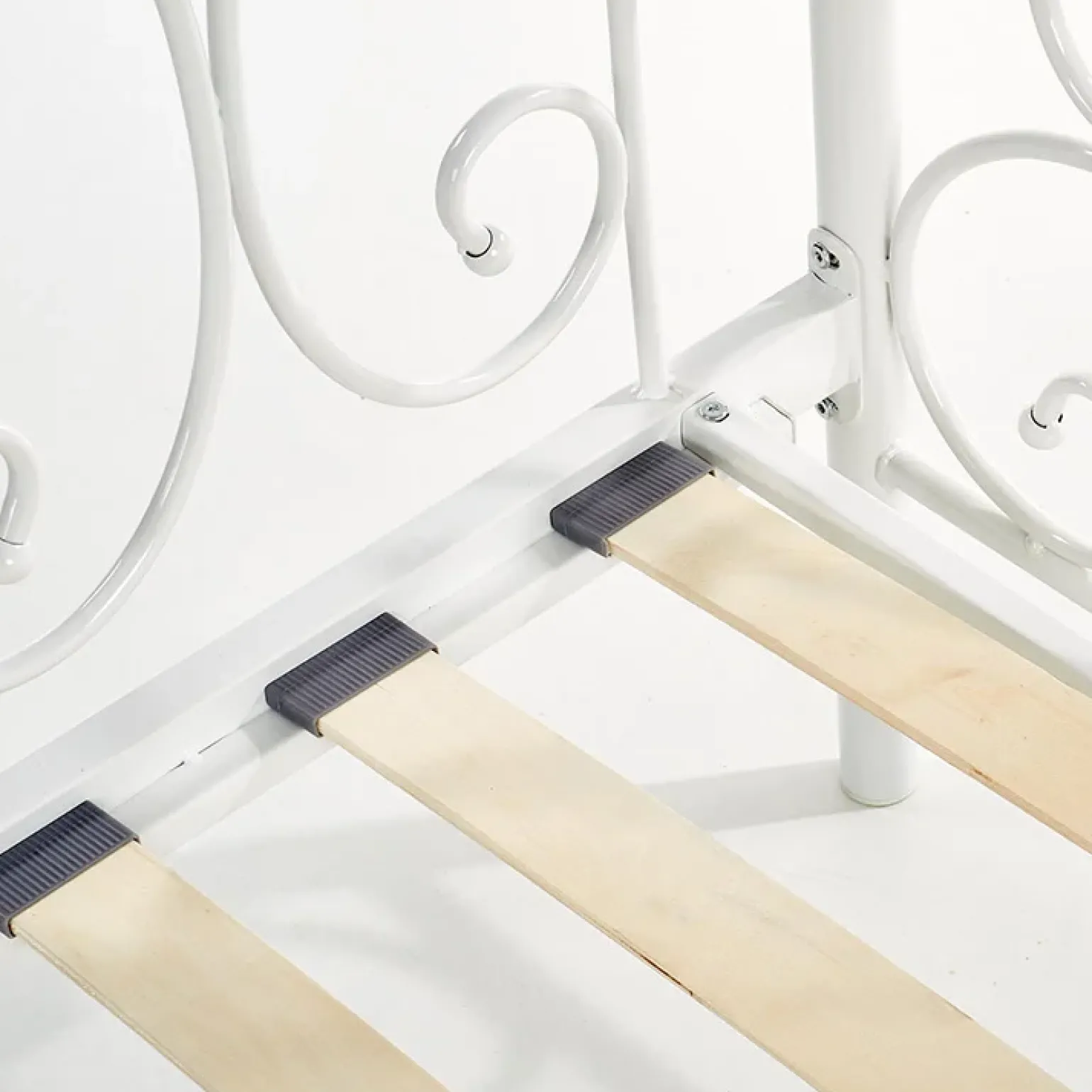 Letto singolo 90x200cm moderno con testiera bianco Azahara