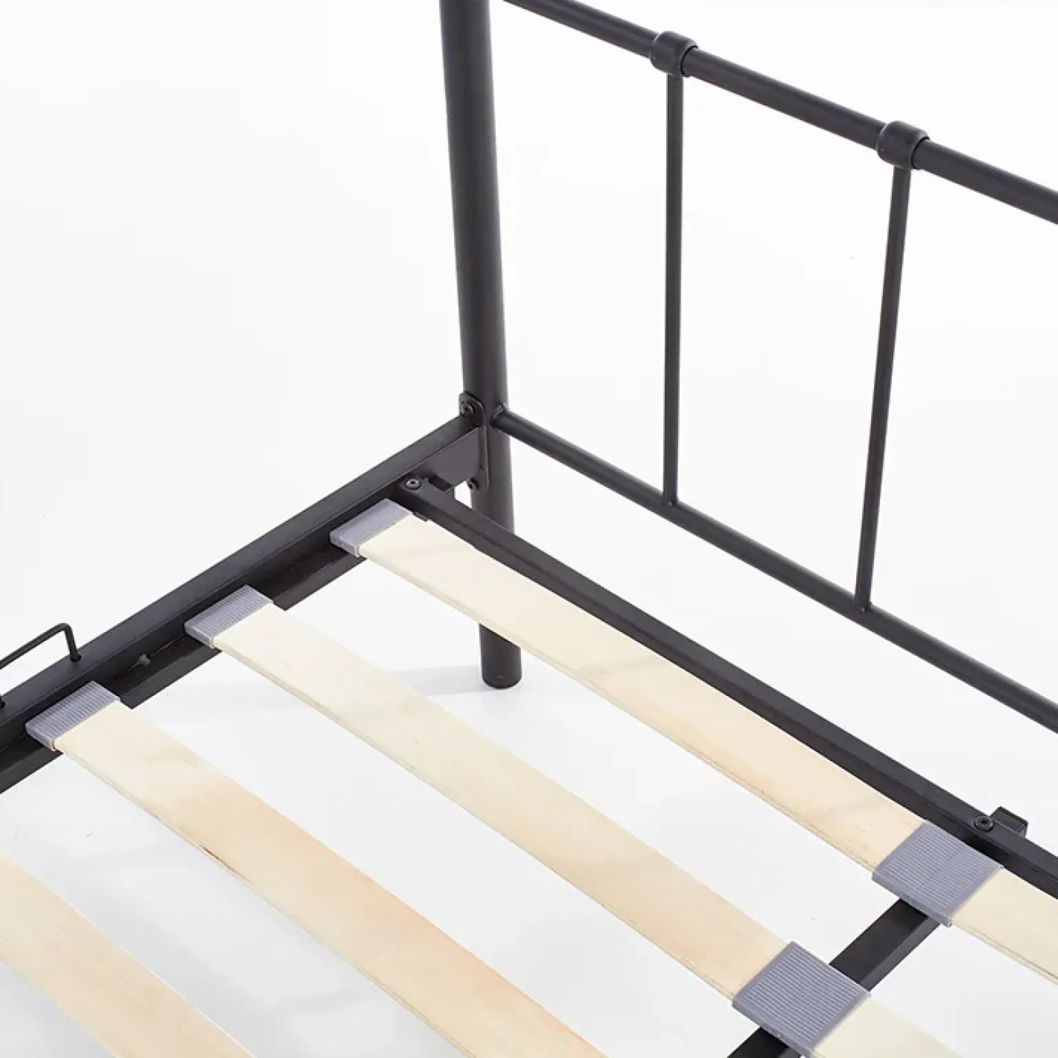 Letto una piazza e mezza moderno 120x200cm nero Stella