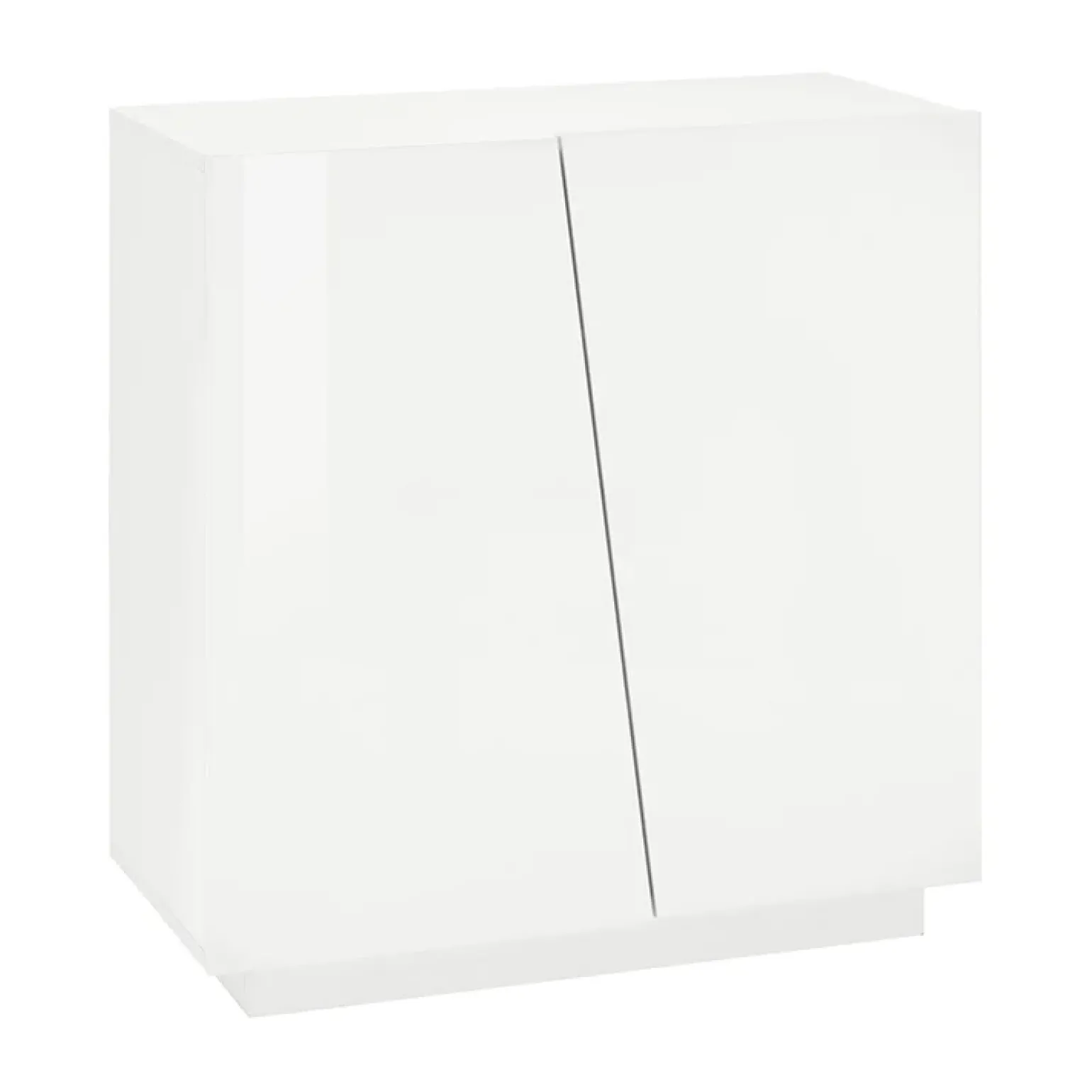 Madia 2 ante 81x86h cm moderna bainco lucido Candia Gihome®