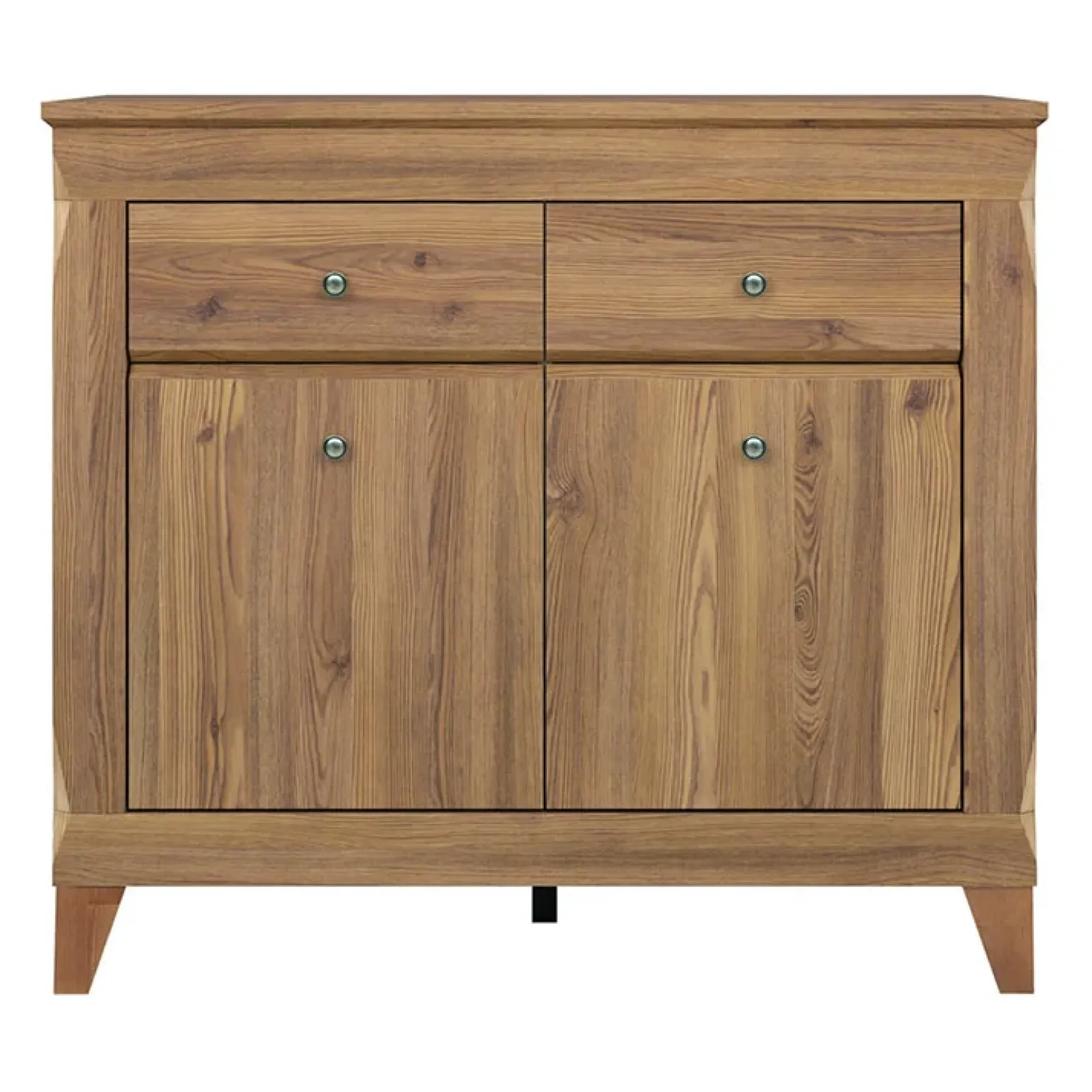Madia 110x98h cm 2 ante 2 cassetti rovere scuro Lucca