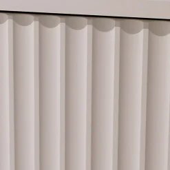 Madia 150x80h cm 2 ante 3 cassetti cannettato moderna beige Vanessa