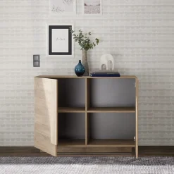 Madia 120x90h cm 2 ante moderna soggiorno rovere Alvarez