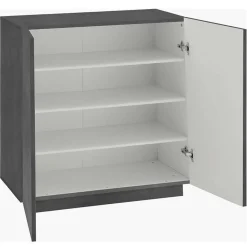 Madia 80x86h cm 2 ante moderna ossido Candia Gihome®