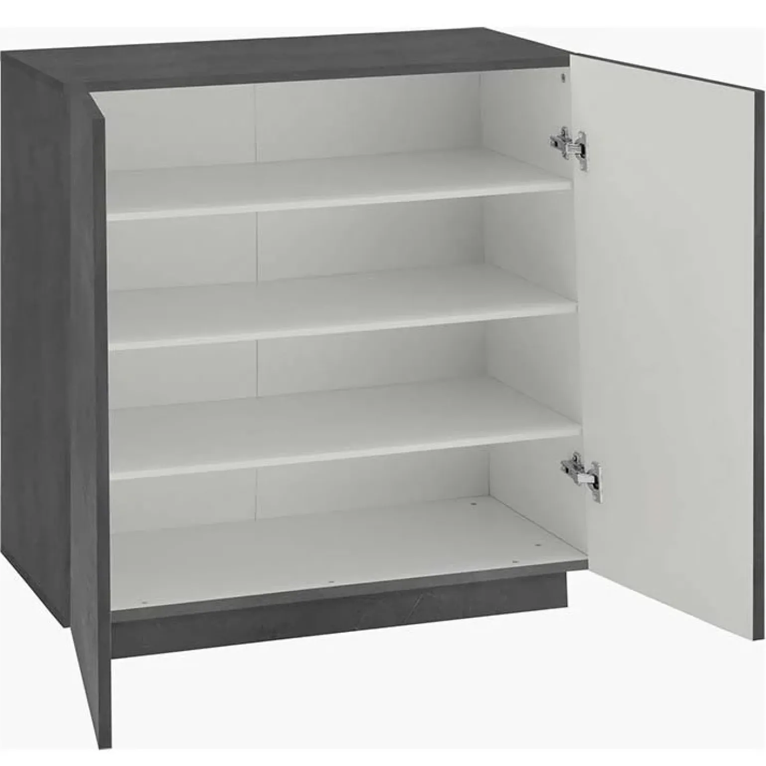 Madia 80x86h cm 2 ante moderna ossido Candia Gihome®