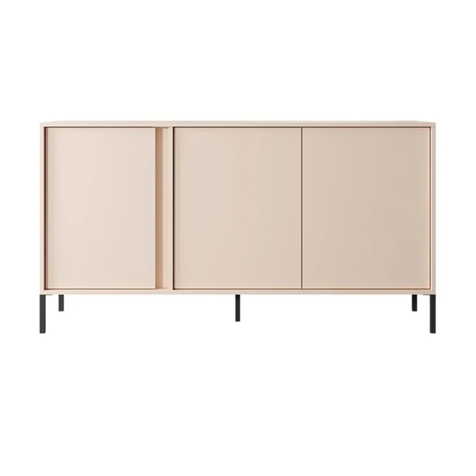 Madia 153x82h cm 3 ante moderna beige Melly