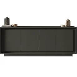 Madia 207x80h cm 4 ante moderna antracite Deluxe