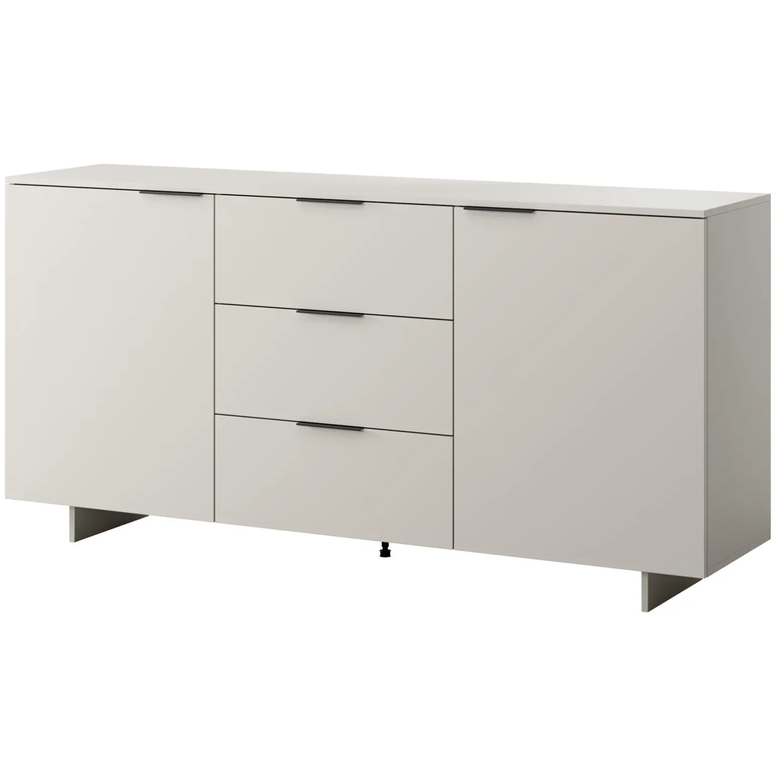 Madia 180x90h cm 2 ante soggiorno grigio Stone