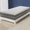 Materasso singolo memory sfoderabile 90x190cm schiumato Silver