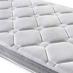 Materasso singolo 90x200cm anallergico antiacaro H. 15cm Smart Sleep